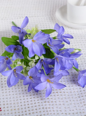 簪花配件绢布花艺小百合单支