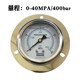 Yn60zt axial edge shock-resistant pressure gauge
