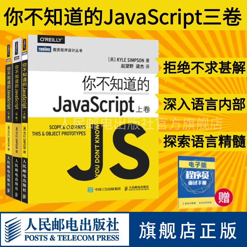 你不知道的JavaScript 上/中/下卷 javascript高级程序设计指南语言精髓与编程实践精粹忍者秘籍程序设计书籍