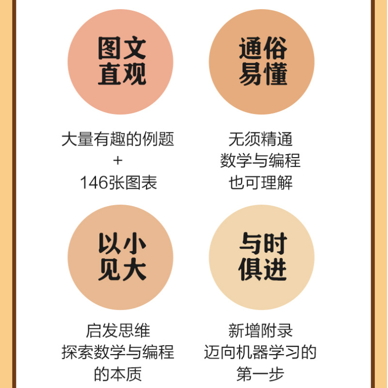 【官方旗舰店】程序员的数学 第2二版 结城浩著 编程基础图解数学之美新增机器学习知识 程序设计教程书籍数学人工智能算法编程