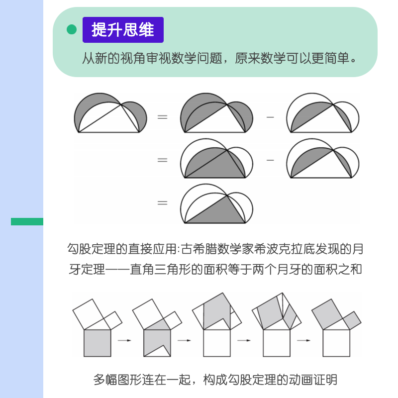 【出版社旗舰店】仁者无敌面积法 巧思妙解学几何 张景中院士数学科普几何思维数学简史代数微积分概率数学分析数学家讲解科普书籍 - 图2