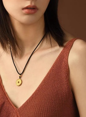 深圳水贝金包银龙凤平安扣吊坠男女古法挂坠项链情人节礼物送老公