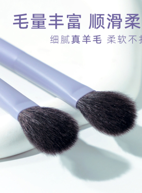 郭小妞兔兔小号腮红刷点彩刷动物毛高光刷修容刷一支装化妆师专用