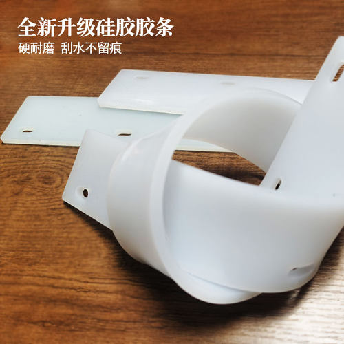 不锈钢杆硅胶地刮推水地面刮水器磁砖实木地板刮水器擦地拖把大号 - 图3