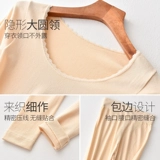 Удерживающее тепло эластичное тонкое нижнее белье, хлопковое термобелье, зимний комплект, в обтяжку