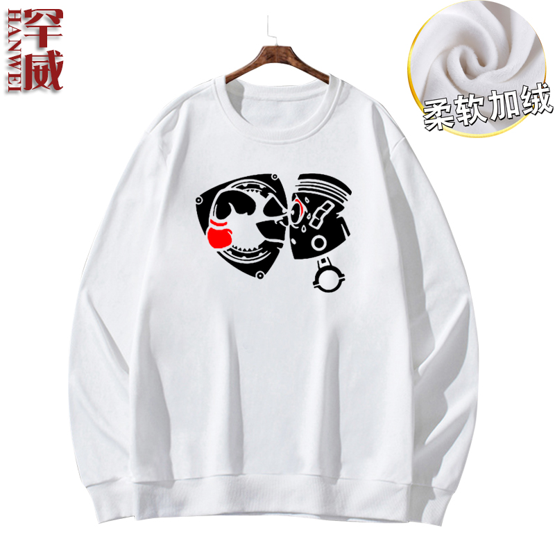 马自达13b转子发动机rx7rx8男卫衣 罕威卫衣