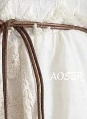 AOSER新款可调节打结绳子腰带女搭配时尚复古细腰链女百搭529