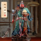 Pure copper painted Guan Gong statue dedicated to the office living room Guan Gongwu God of Wealth Guan Erye statue shop opening decorations