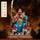 Bronze Guan Gong ornaments living room reading Guan Gong sitting statue