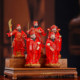 Five-way god of wealth ornaments for worship in shops and offices to attract wealth