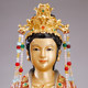Fully handmade glazed painted statue of Nuwa Empress