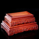 Yuantong Buddhist utensils, solid wood carved flower pots, red sandalwood craftsmanship