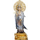 Western Three Saints Buddha Statue Full Bronze Amitabha Buddha Ornament