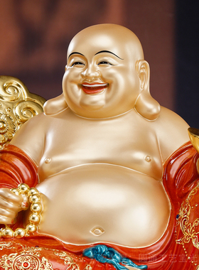 弥勒佛摆件办公室供奉宽体笑佛