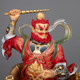 All copper king lingguan statue home use bronze statue of fire god