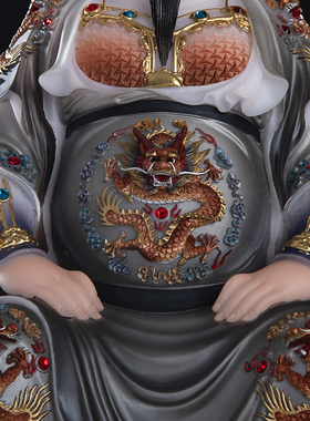 汉白玉真武大帝家用北帝神像