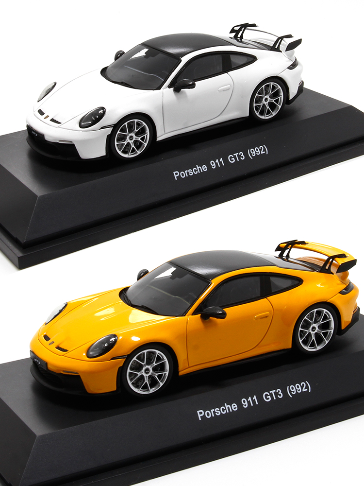 舒克 Schuco 1/43 树脂 模型车 保时捷 Porsche 992 911 GT3 摆件 - 图0