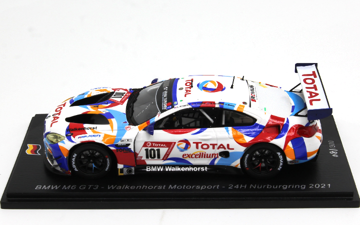 Spark 赛车模型 1/43 BMW 宝马 M6 GT3系24H 纽博格林 2021 摆件 - 图3