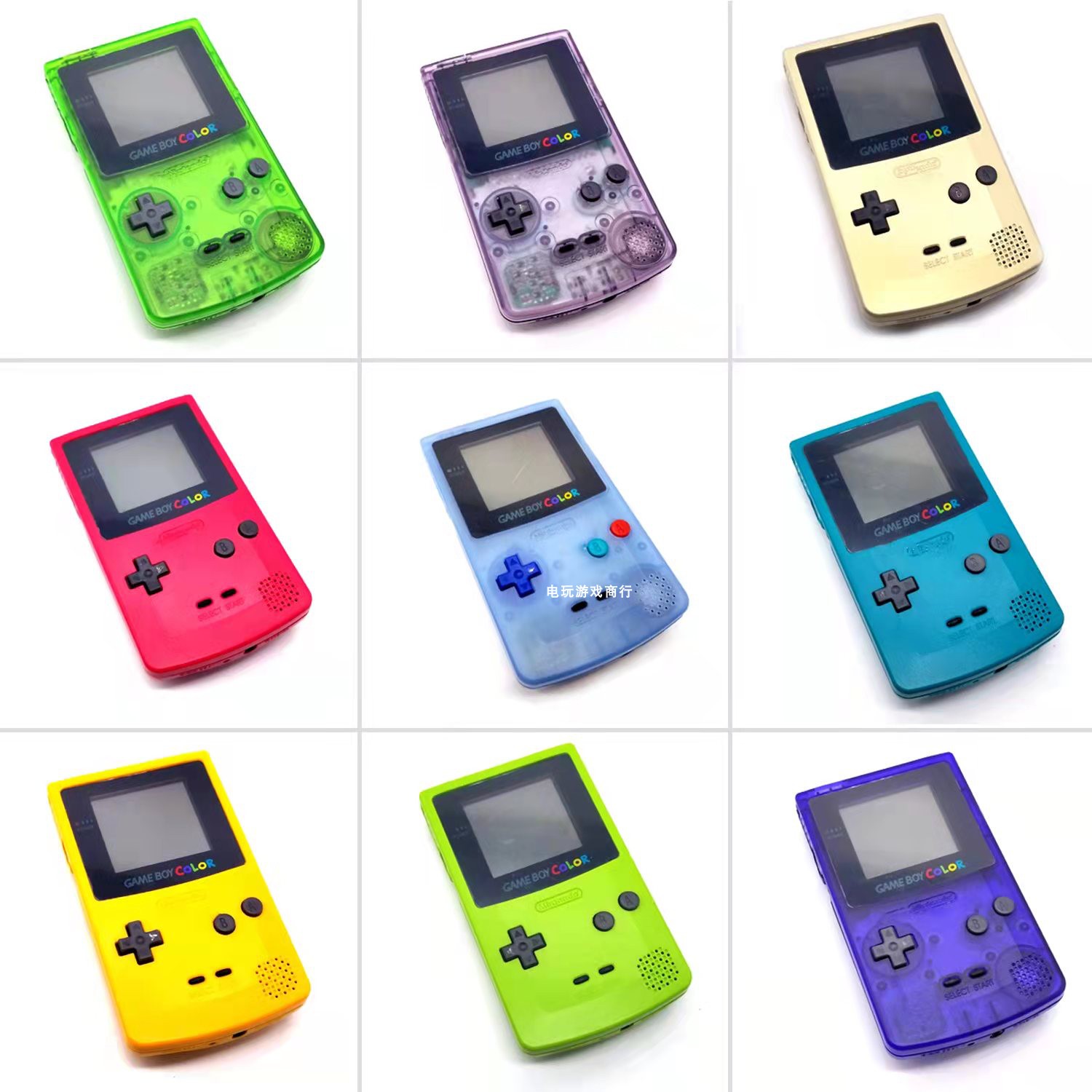 日本原装任天堂 GAMEBOY COLOR GBC彩色IPS全贴合高亮游戏机掌机-图0