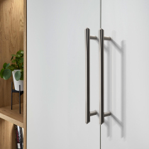 Light and luxurious silver overall cabinet handle modern minimalist High-end Wardrobe Door Handle Cabinet drawers Single-hole 2022 New