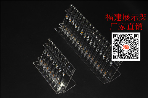 笔架 亚克力钢笔展示架亚克力钢笔架钢笔陈列架 笔架圆珠笔展示架 - 图0