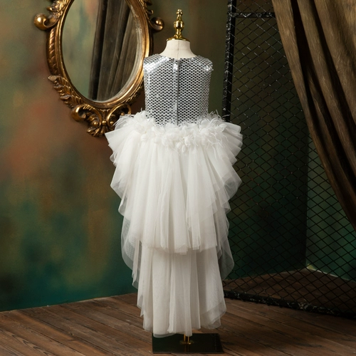 Платье, юбка, детский манекен головы, элитный костюм, коллекция 2022, китайский стиль, детский подиумный костюм