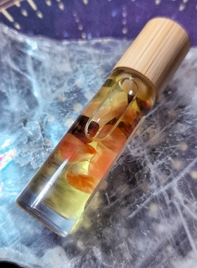 LUMINA7脐旋能量中心水晶滚珠瑜伽冥想精油