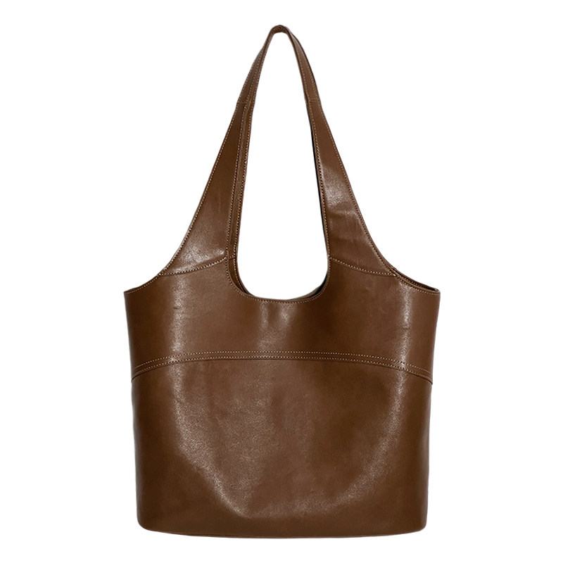 jpjclassic头层植鞣牛皮托特包女单肩腋下包大容量通勤简约水桶包,淘宝优惠券,粉丝福利购,淘宝优惠卷