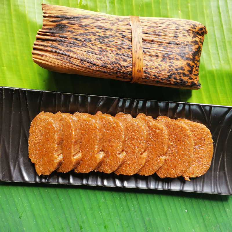 宜宾李庄黄粑1000g*2袋四川特产笋壳大黄粑手工竹叶糕糯米黄粑糕_虎窝淘