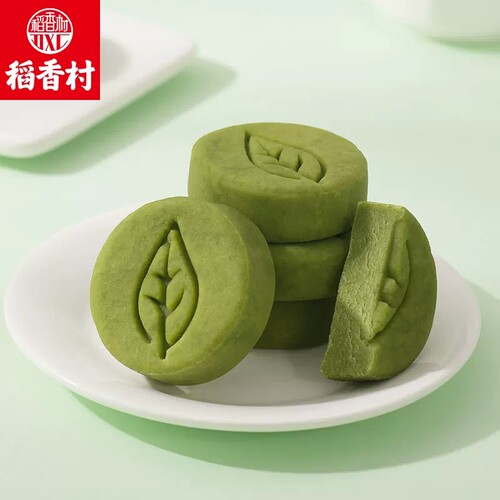 正品稻香村绿豆冰糕办公休闲绿豆糕小吃零食点心礼盒传统特产食品 - 图0