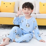 Летняя детская тонкая пижама, лонгслив, детский костюм мальчика цветочника для мальчиков, комплект, свободный крой