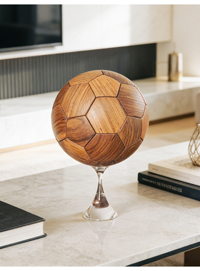 BANBI木足球摆件榫卯世界杯礼物
