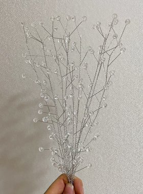 满天星手工花枝成品插花瓶