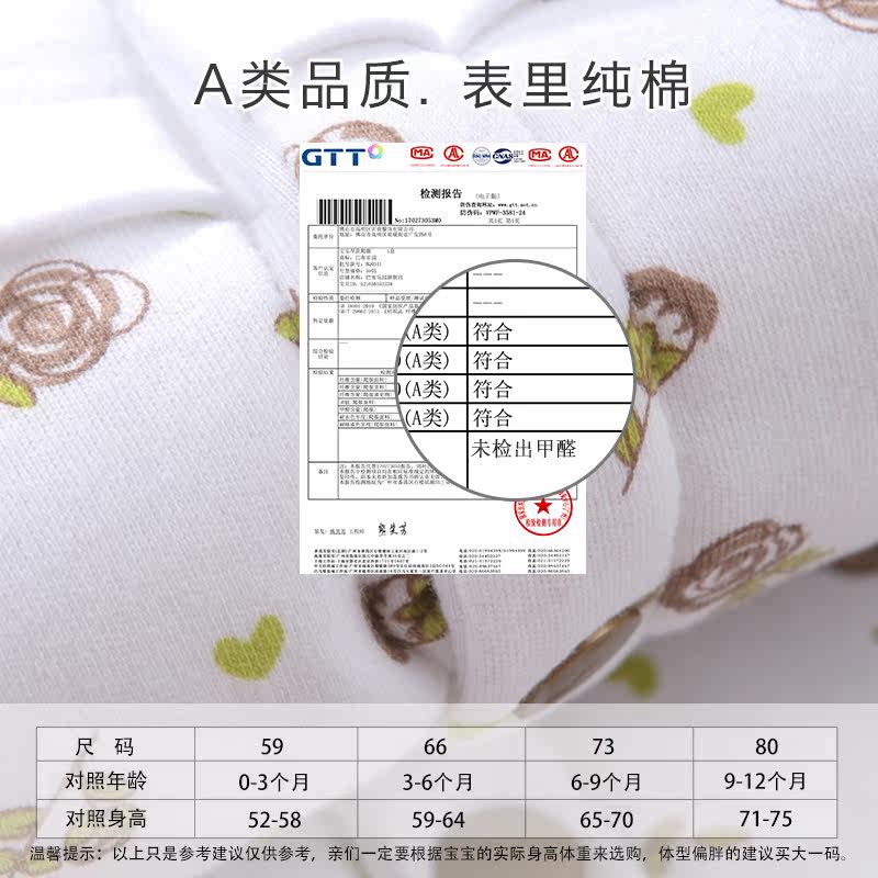 【1件8折】宝宝冬季保暖冬外出连体衣 巴布乐园连身衣/爬服/哈衣