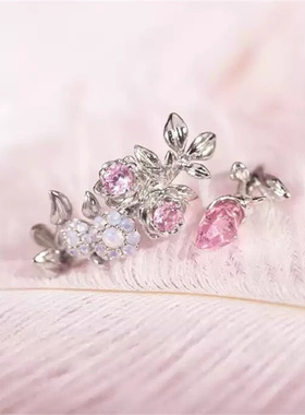 游戏周边爱莉希雅真我人之律者誓约戒指二次元不规则花朵送礼物