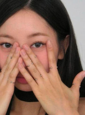 s925银可调节开口戒指女小众设计感女款高级感ins风简约日常百搭