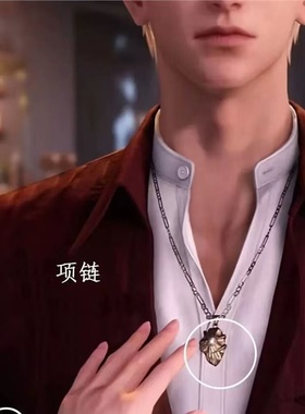 恋与深空秦彻乌鸦爪心脏·项链女游戏国乙衍生周边cos女生同人潮