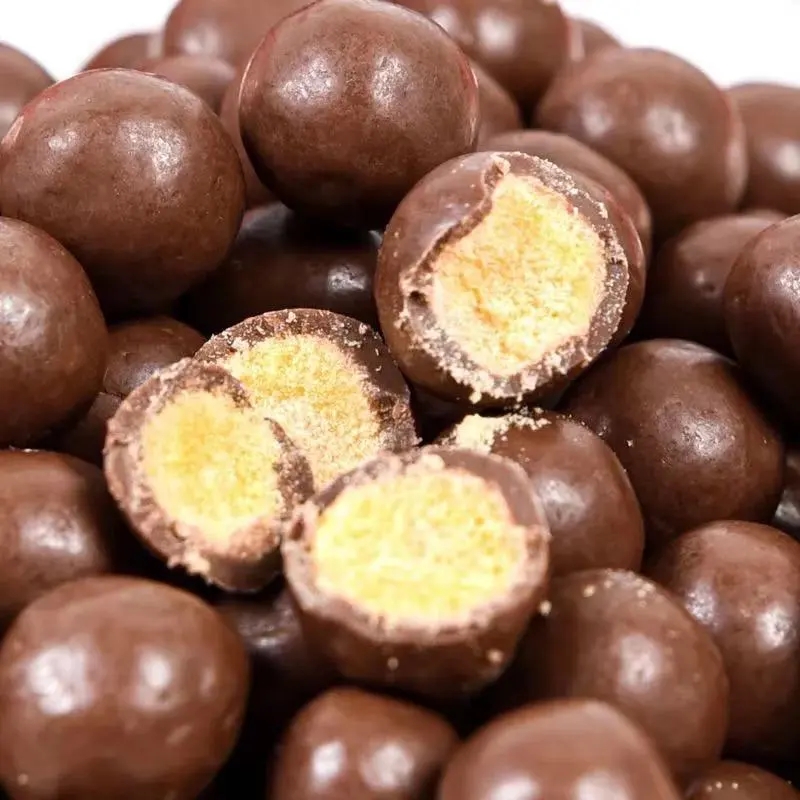 麦丽素巧克力夹心巧克力豆儿童休闲零食小吃散装糖果