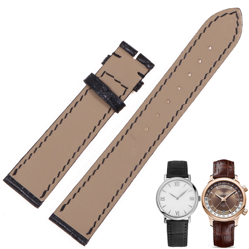适合肖邦萧邦美洲鳄鱼皮表带带男表 征途手表配件