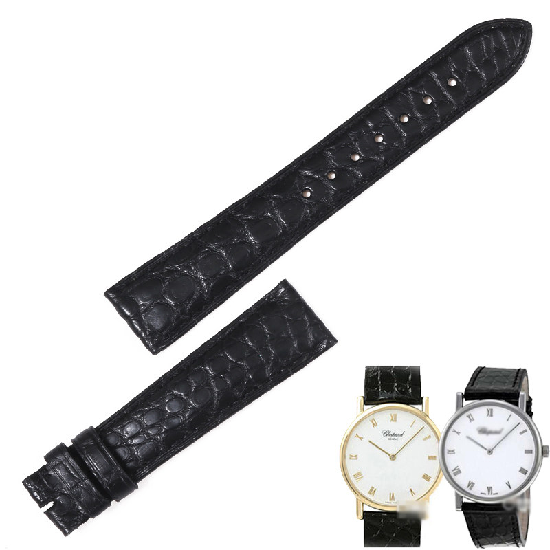 维力鳄鱼皮圆纹肖邦萧邦伯爵表带 征途手表配件