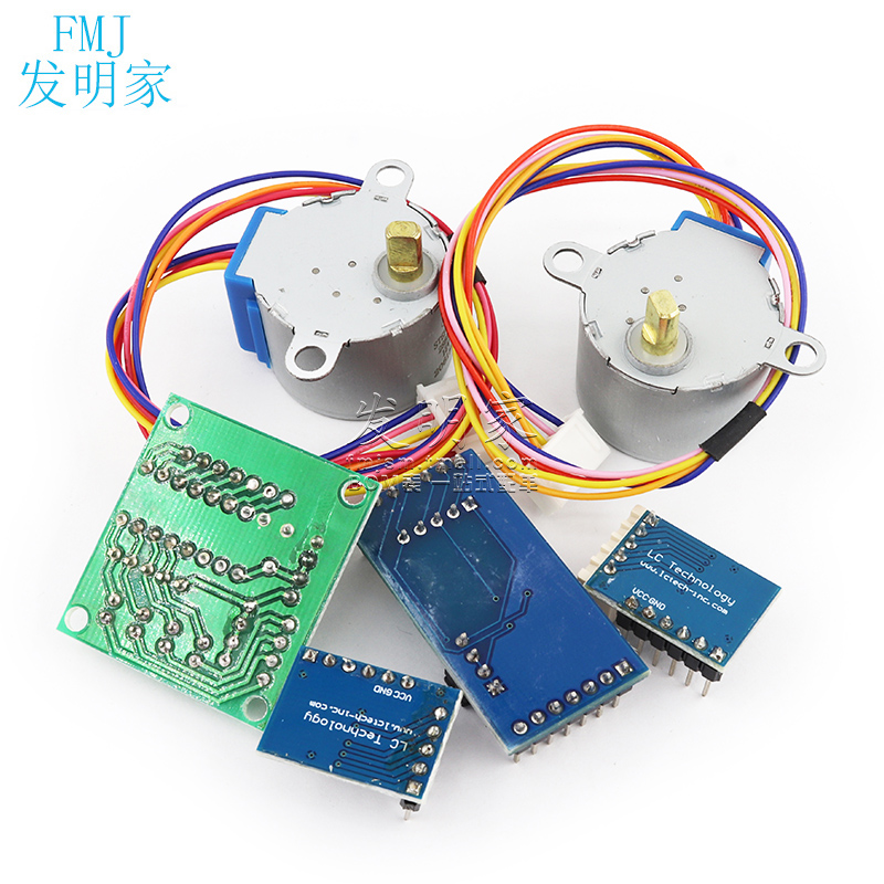 步进电机28BYJ4+ULN2003驱动板4相5线 5V12V步进电机减速电机模块-图3