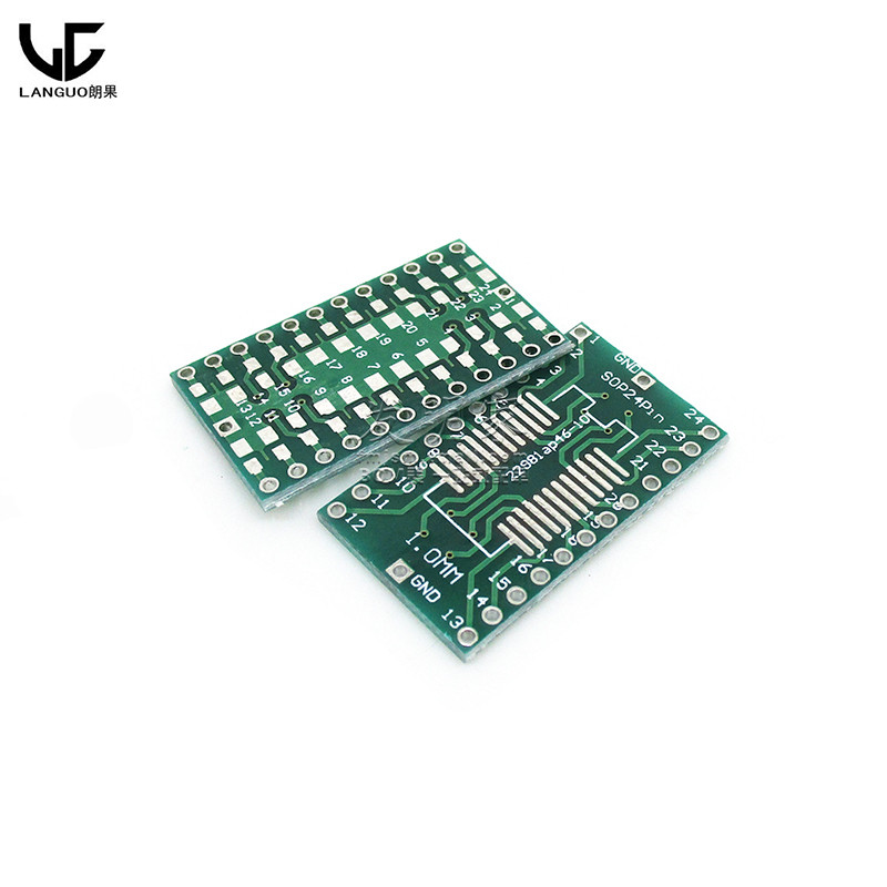 SOP24转接板 SSOP24 贴片转直插 DIP 1.0mm间距 PCB转换板 5个 - 图3