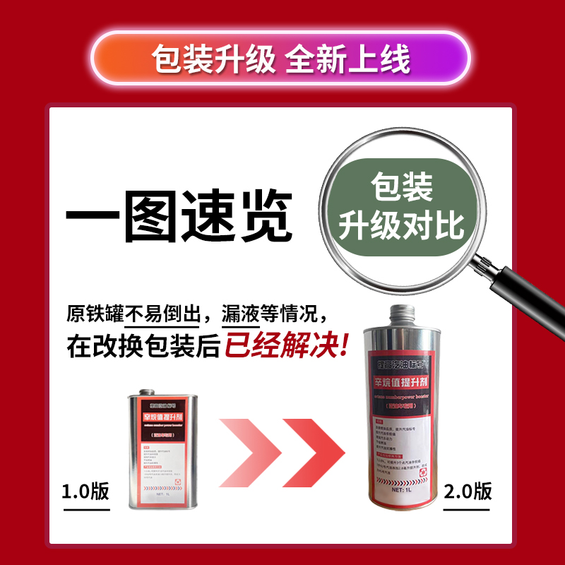 抗爆剂辛烷值提升增强剂92提升95号汽油燃油宝清除积碳添加剂省油 - 图0