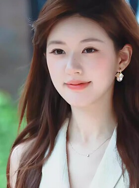 钛钢贝壳花朵珍珠气质轻奢耳钉女