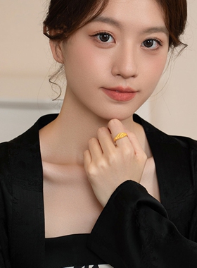时光馥语古法奶奶戒戒指