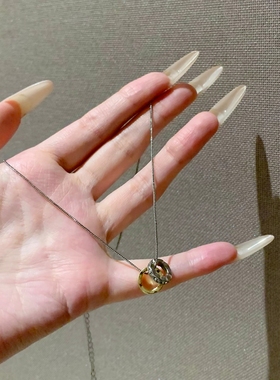 古着项链女配饰小众设计锁骨链