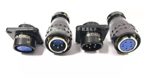 航空插头XS16J2PK2A热电偶J2P2芯 34579芯 螺丝压接接头可加工焊 - 图2