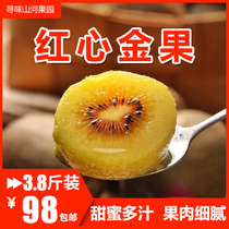 (Hot Sell in) Wind Things good food Cooked Red Hearts Golden Fruits Kiwi Fruit Gooseberry Peach Ready-to-eat Big Fruit Pregnant Woman