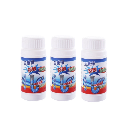 Нижний водный канал Трубопровод дноуглубительного агента кухонная загрязнение масла и ванная комната. Сильный туалет, блокирующий порошковой трубопровод канала через 3 бутылки