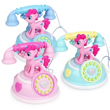 小马婴儿童玩具电话机仿真座机手机女孩男孩宝宝过家家玩具1-3岁2